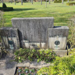 Fælles grav- og mindesten for Gunnar Bruun Jensen og Otto Raarup